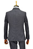 Erkek Silim Fit Yelekli Çift Yırtmaçlı Takım Elbise BGL-ST04737