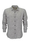 Erkek Yazlık Slim Fitt Uzun Kol Gömlek 2431 BGL-ST04755