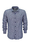 Erkek Yazlık Slim Fitt Uzun Kol Gömlek 2431 BGL-ST04755