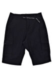 Erkek Kargo Cepli Kanvas Kapri Şort 1332 BGL-ST04762