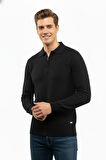 Erkek Fermuarlı Polo Yaka Triko Kazak 5240F BGL-ST04852