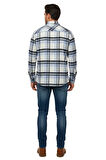 Erkek Kışlık Çift Cep Kapaklı Oduncu Gömlek BGL-ST04869