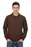 Erkek Polo Yaka Cepli Selanik Sweatshirt Regular Kalıp BGL-ST04872