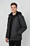 Erkek Kapüşonlu Mevsimlik Spor Mont 99537 BBGL-ST04876