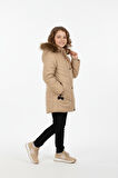Kız Çocuk Kapüşonlu Mont BGL-ST04886