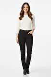 Kadın Siyah Kanvas Likralı Pantolon BGL-ST04889