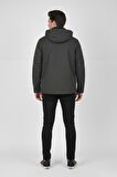 Erkek Kapüşonlu Kanvas Spor Mont M2635 BGL-ST04916
