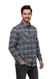 Erkek Kışlık Çift Cep Kapaklı Gömlek BGL-ST04931
