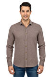 Erkek Spor Silim Fit Dokuma Gömlek BGL-ST04946