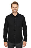 Erkek Spor Silim Fit Kanvas Tek Cepli Gömlek BGL-ST04955
