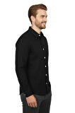 Erkek Spor Silim Fit Kanvas Tek Cepli Gömlek BGL-ST04955