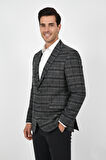 Erkek Kışlık Kumaş Tek Ceket 4 Drop BGL-ST04985