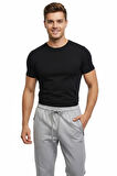 Erkek Rahat Kesim Düz Paça Dalgıç Kumaş Eşofman Altı BGL-ST05044