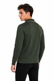 Erkek Mevsimlik Spor Polo Yaka Fermuarlı Sweatshırt BGL-ST05468