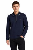 Erkek Mevsimlik Spor Polo Yaka Fermuarlı Sweatshırt BGL-ST05468
