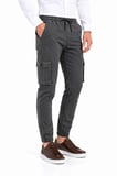 Erkek Kanvas Kargo Cepli Bel Paça Lastikli Pantolon BGL-ST05472