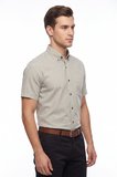 Erkek Klasik Tek Cepli %100 Cotton Kısa Kol Gömlek BGL-ST05624