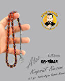 MURİ TESBİH 5,1 GR 1000 AYAR GÜMÜŞ KAZAS ATEŞ KEHRİBAR KAPSÜL KESİM 8X11,50