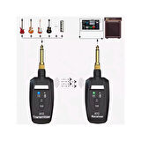 Anunnaki A10 Kablosuz Gitar Vericisi 2.4GHz 6,35mm ve 3,5mm Jak, 250 Derece Döner Fiş