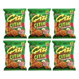 Ülker Çizi Çıtır Atıştırmalık 80 gr Tulum Peyniri & Köz Biber x 6 Adet