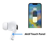 ANC Gürültü Engelleme Bluetooth Kablosuz Şarj Destekli Dokunmatik Kulak İçi Kulaklık BEYAZ