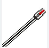 BORU TELESKOPİK DYSON V 12 SERİSİ UYUMLU SİYAH RENK 10066690