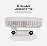 Everest EFN-521 Masaüstü Şarj Edilebilir Beyaz