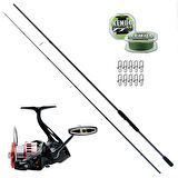 Ryuji Raptor 3000M - Remixon Double Black 240cm Spin Olta Seti