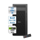 Dell Pro Max Tower T2 Intel Core Ultra 9 285 5.6 Ghz 64GB Ddr5 1tb SSD Windows 11 Pro Nvidia Rtx A2000 Ada 16GB Gddr7 Iş Istasyonu FCT22502852000P14 + Zetta Flash Bellek