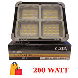 Cata-4698 Solar Projektör Taşınabilir 200 Watt Orijinal Yeni Model 
