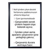 Sar Plus Balıksırtı Puzzle Çerçevesi 500 Parça Için Ebat 48cmx34cm Siyah