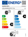 KUMHO 235/40R18 95Y XL ECSTA PS72 2025 ÜRETİM YAZ LASTİĞİ