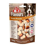8in1 Meaty Biscuits Tavuk ,Dana ve Domuz Etli Köpek Ödülü Bisküvisi 100 Gr.