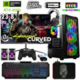 Xaser Thunder x410 Ryzen 5 7500F 16GB DDR5 Ram 512GB M.2 NVMe SSD 8GB RTX4060 23.8" 180Hz Oyuncu Bilgisayarı