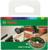 Professional Accessories 3 adet kesme diski (metal için, çap 50 mm, aksesuar Professional Accessories EasyCut &amp; Grind)