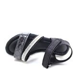 Artico Noumea Siyah Gri Kız Çocuk Sandalet