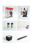 Mikroskop Kiti Eğitici Zoom Led Işıklı 100x 400x 1200x St1200x