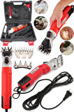 Sheep Clipper  Alman 7200 Çift Metal Şanzuman Koyun Keçi Kırkım Makinesi Ağır Hizmt Devir Ayarlı Bakır Sargı