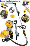 Projcb Plus American Optimeright 9900 12 Hp Zeytin Fındık Badem Silkme Makinesi + Sırt Tipi Motorlu Tırpan+Canavar Başlık