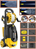 Wacker Pro Alman MaxStar DFWS001 Series 180 Bar Yüksek Basınçlı Bahçe Ve Oto Yıkama Makinesi Taşınabilir Tekerlekli