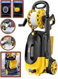 Wacker Pro Alman MaxStar DFWS001 Series 180 Bar Yüksek Basınçlı Bahçe Ve Oto Yıkama Makinesi Taşınabilir Tekerlekli