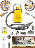 Eisenn Alman 1800 W Yellow Series Profesyonel Buharlı Temizleyici Buharlı Temizlik Makinesi 3 Bar