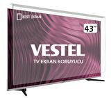 Vestel 43F9530 Tv Ekran Koruyucu - Vestel 43" inç Android 108 Ekran Smart Koruma paneli