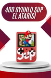 Sup Atari Retro 400 Nostalji Oyunlu Mini Atari Taşınabilir Oyun Konsolu