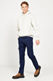 Slim Fit Dar Kesim Kargo Cepli Pamuklu Esnek Pantolon