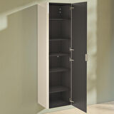 VitrA Nest Trendy 56428 Boy Dolabı, Tek Kapaklı, 45 cm, Parlak Beyaz / Sağ