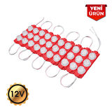 12V Camlı Parmak Led Lamba Su Geçirmez- 10'LU SET