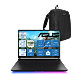 Asus Rog Strix Scar 18 G835LW-SA129 Intel Core Ultra 9 275HX Aı 24GB GB 512GB SSD 16GB/RTX5080 Gddr7 175W 18" 2.5k 2560X1600 Wqxga 240Hz 3ms 1200NITS WINDOWS11HOME Laptop WSA129H01+ZETTAÇANTA