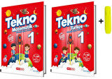 Kırmızı Beyaz Tekno 1.Sınıf 2.Dönem Matematik Türkçe 2'li Set