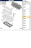 Silindir Kapak Contası 4 Tırnak 107 206 207 307 Bipper C1 C2 C3 DW4 (0209AG)
